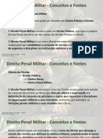 Direito Penal Militar Conceitos e Fontes 1