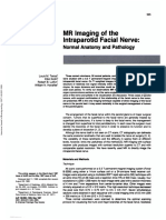 MR Imaging Reveals Facial Nerve Anatomy and Pathology in Parotid Gland
