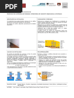 B10 Parede interior Humidade ascensional