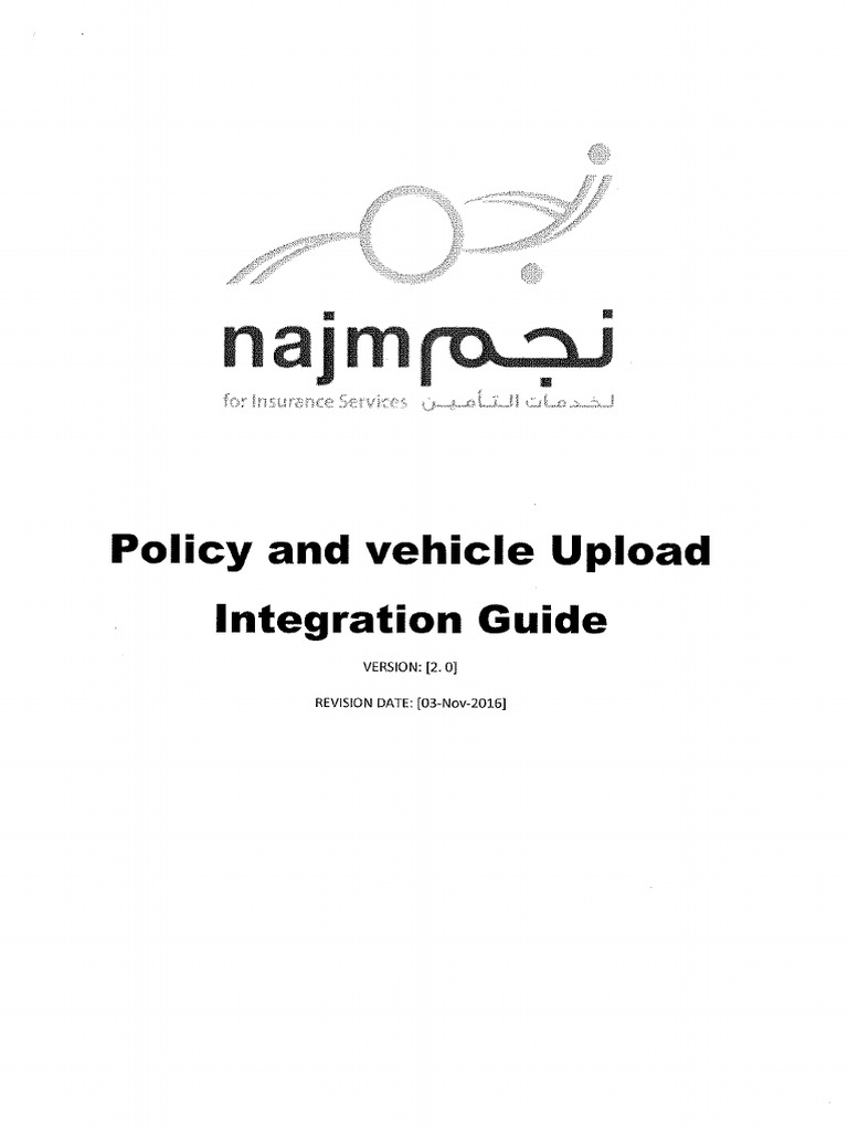 Najm Policy Upload Details | PDF