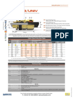 501/453/UNIV: Cable Gland Selection Table