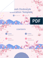 Fresh Dodostyle Education Template: DATE 20XX.3.18 Repoter XXX