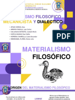 Materialismo Filosofico, Mecanicista y Dialectico Final