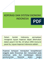 4. Koperasi Dan System Ekonomi Indonesia
