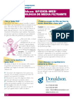 Donaldson SPIDER-WEB Nueva Tecnologia de Media Filtrante