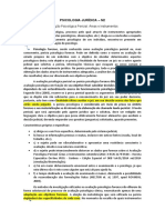 Avaliação Psicológica Pericial: Áreas e Instrumentos