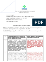 FICHAMENTO - A Escuta Dos Pais Nas Entrevistas Preliminares Com Crianças