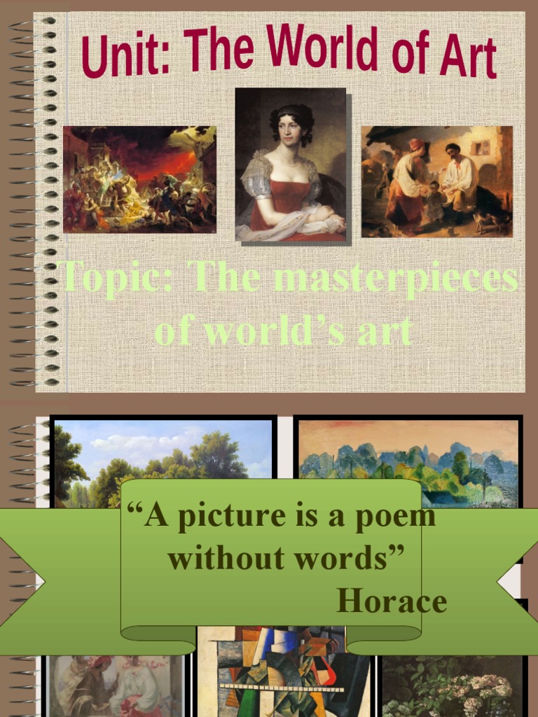 The World of Art PDF Paintings Vocabulary