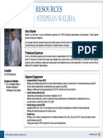 Resource Profile - Stephan Saliba