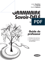 364326041 Corriges Grammaire Savoir DELF PDF