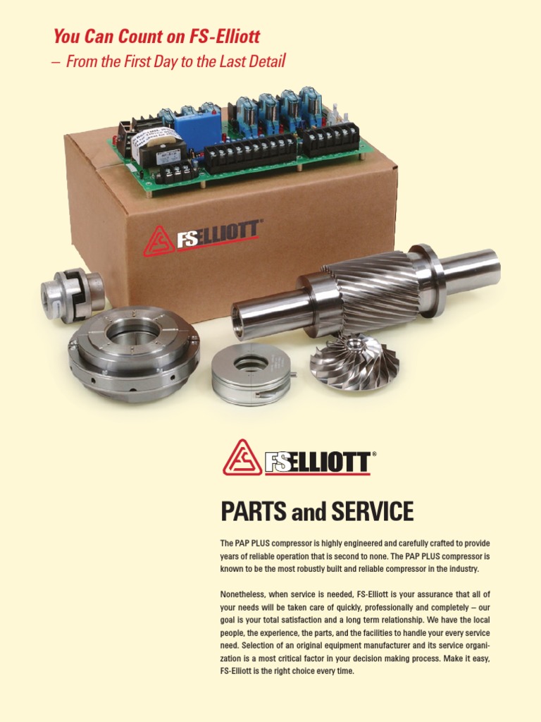 Parts and Service: You Can Count On FS-Elliott | PDF