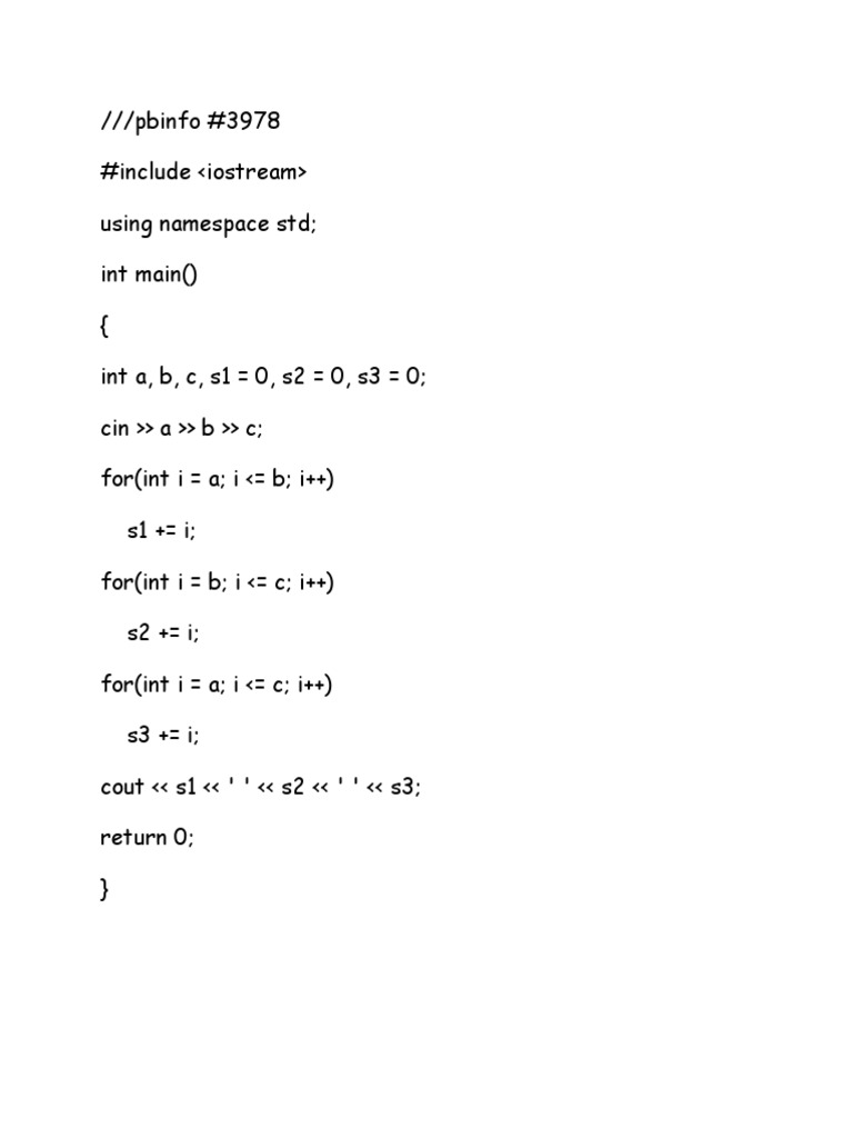 Pbinfo#3978 + Altele | PDF