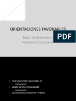 Orientaciones vivienda sol y viento