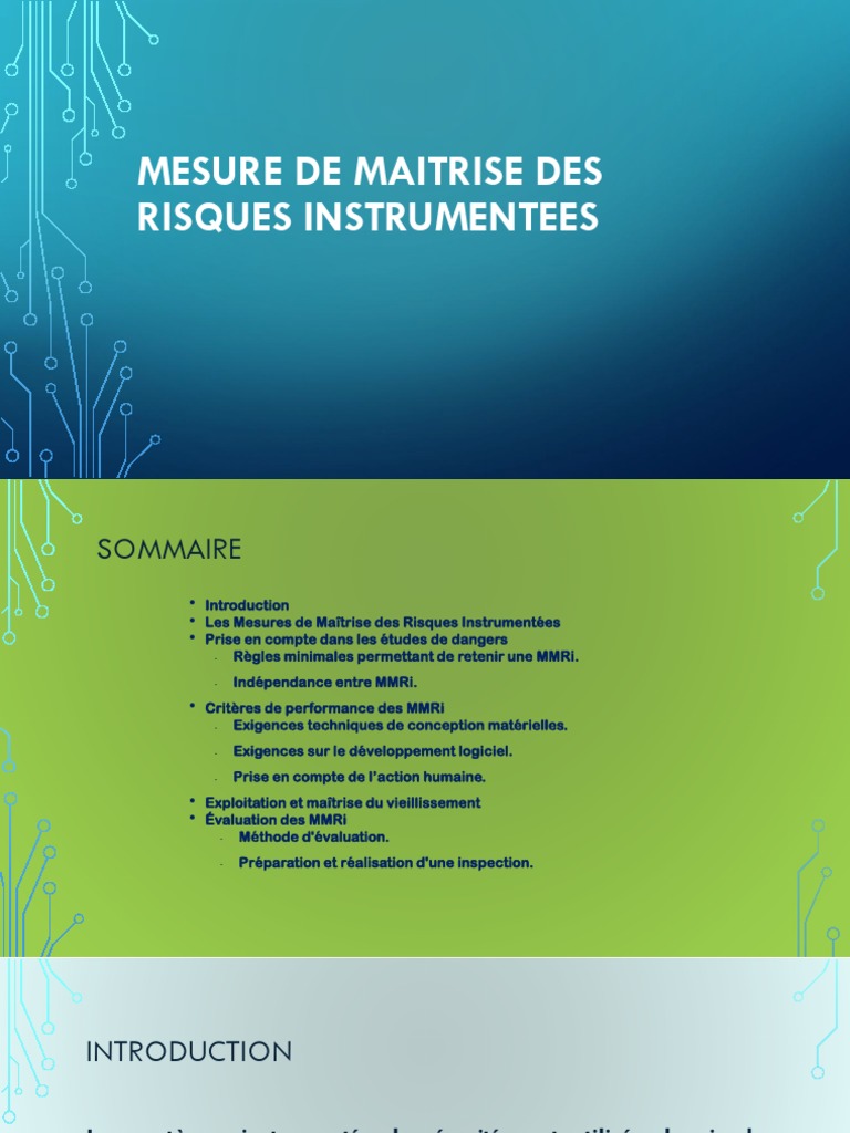 Définition et Typologie des MMRI | PDF | Santé et sécurité au travail ...