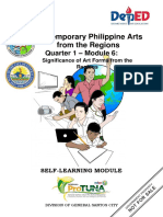 Contemporary Philippine Arts From The Regions: Quarter 1 - Module 6