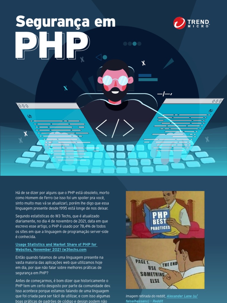 Segurança PHP: Melhores Práticas | PDF | Php | Vulnerabilidade ...
