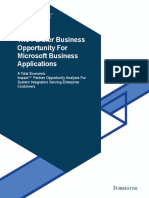 Forrester The Partner Business Opportunity For Microsoft Business Applications