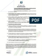 Requisitos para Ampliacion o Modificacion de Bases Constitutivas de Iglesia Evangelica