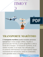 Transporte Marítimo y Aéreo