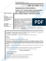 NBR  IEC 60601 - 2002 - Equipamento eletromedico - Parte 2 a 10 Prescricoes particulares para seg