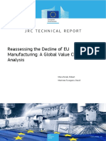 Reassessing The Decline of EU Manufacturing: A Global Value Chain Analysis