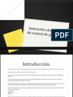 Instructivo de Archivo de Control de Proyectos