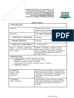 Plano de aula de Geometria Espacial