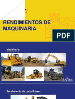 Rendimiento de Maquinaria