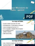 Primer viaje misionero de Pablo