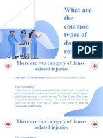 Common Types of Dance-Related Injuries.