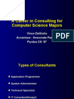 Accenture-A Career in Consulting For Computer Science Majors