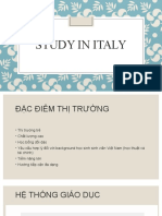 STUDY IN ITALY