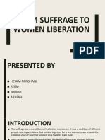 From Suffrage To Women Liberation