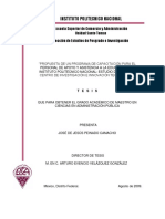 Tesis Propuesta de Un Programa de Capacitación Para El Personal de Apoyo y Asistencia