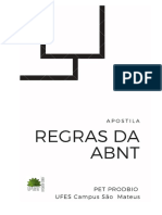 Estrutura de textos acadêmicos e normas ABNT