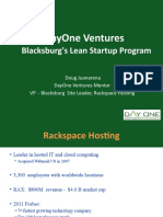 Dayone Ventures: Blacksburg'S Lean Startup Program