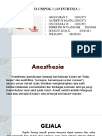 KELOMPOK 1 ANESTHESIA