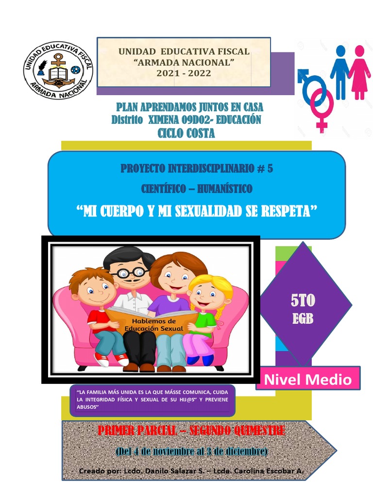 Proyecto Científico Humanístico 5 Quinto Año Básico PDF