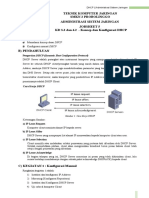 Administrasi Sistem Jaringan JOBSHEET 5 - Konfigurasi DHCP