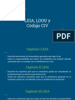 LEIA, LOOU y Código CIV Castillo-DaSilva-Guerrero