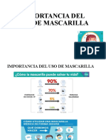 Importancia Del Uso de Mascarilla