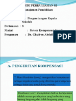 Sistem Kompensasi Kasek