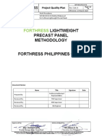 Forthress Lightweight Precast Panel Methodology Latest Revision 08062020