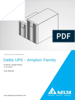 Delta UPS102N2000B0B2 Maintenance and Indicator Alarm Troubleshooting