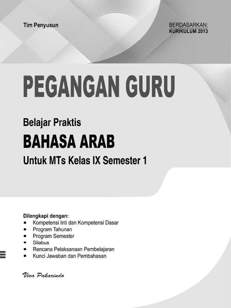 Belajar Praktis Bahasa Arab MTs Kelas IX | PDF