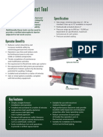 In-Line Weld Test Tool: Specification