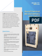 Slurry/Chemical Mix and Delivery Unit (SMDU) : Benefits
