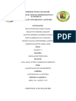 Clasificación de Los Impuestos