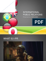 International Public Relations: Presented by CHIP LOWE