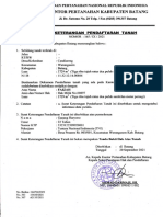 Surat Keterangan Pendaftaran Tanah